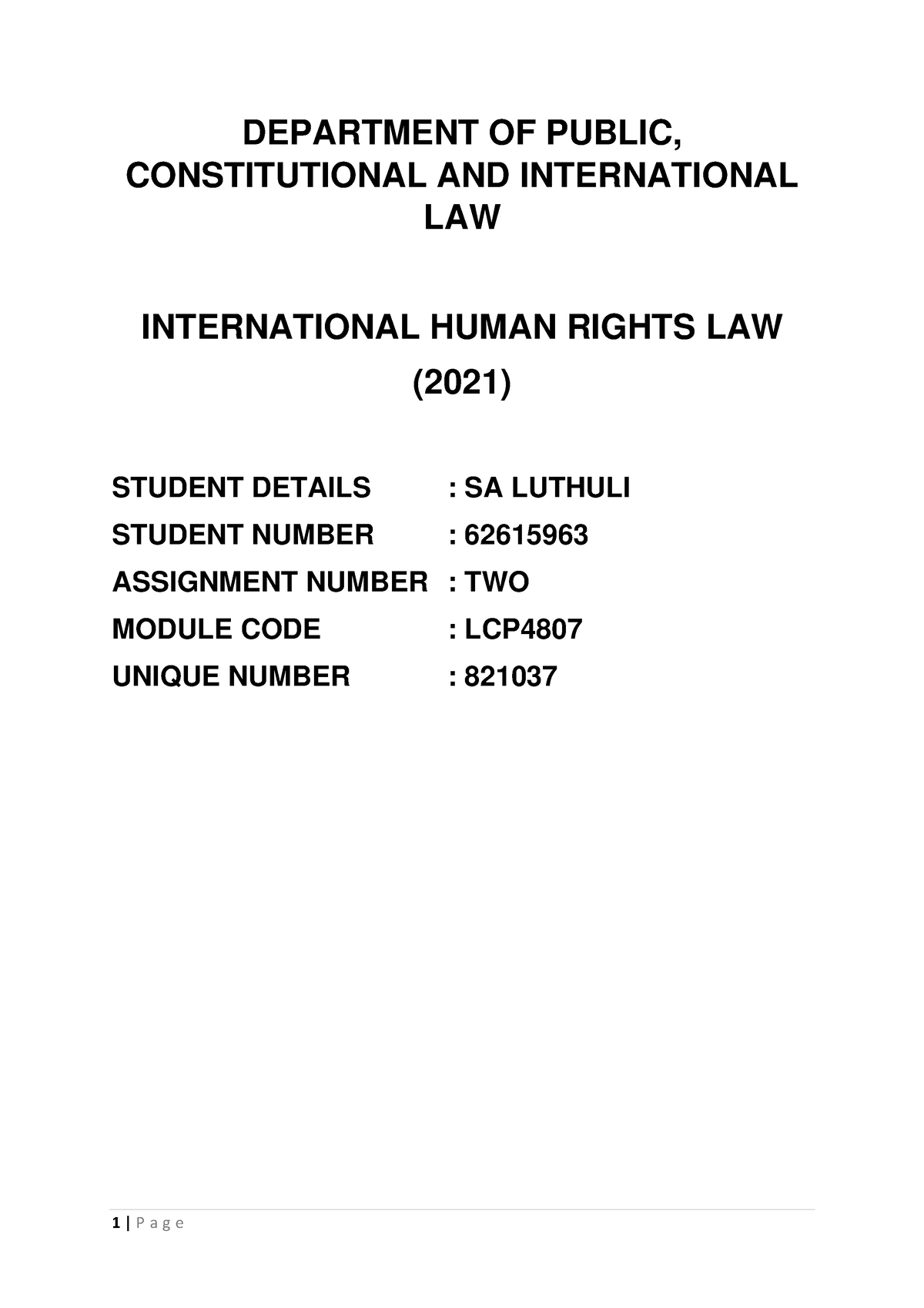 rhi assignment of rights