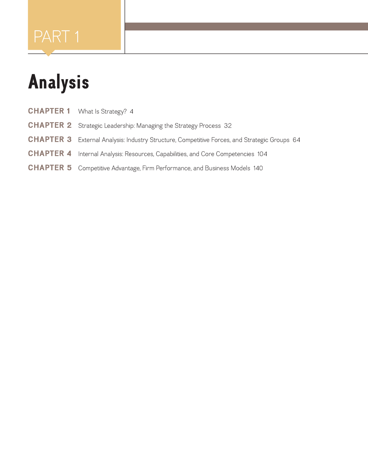 Frank Rothaermel Strategic Management C-頁面-31-100 - Analysis PART