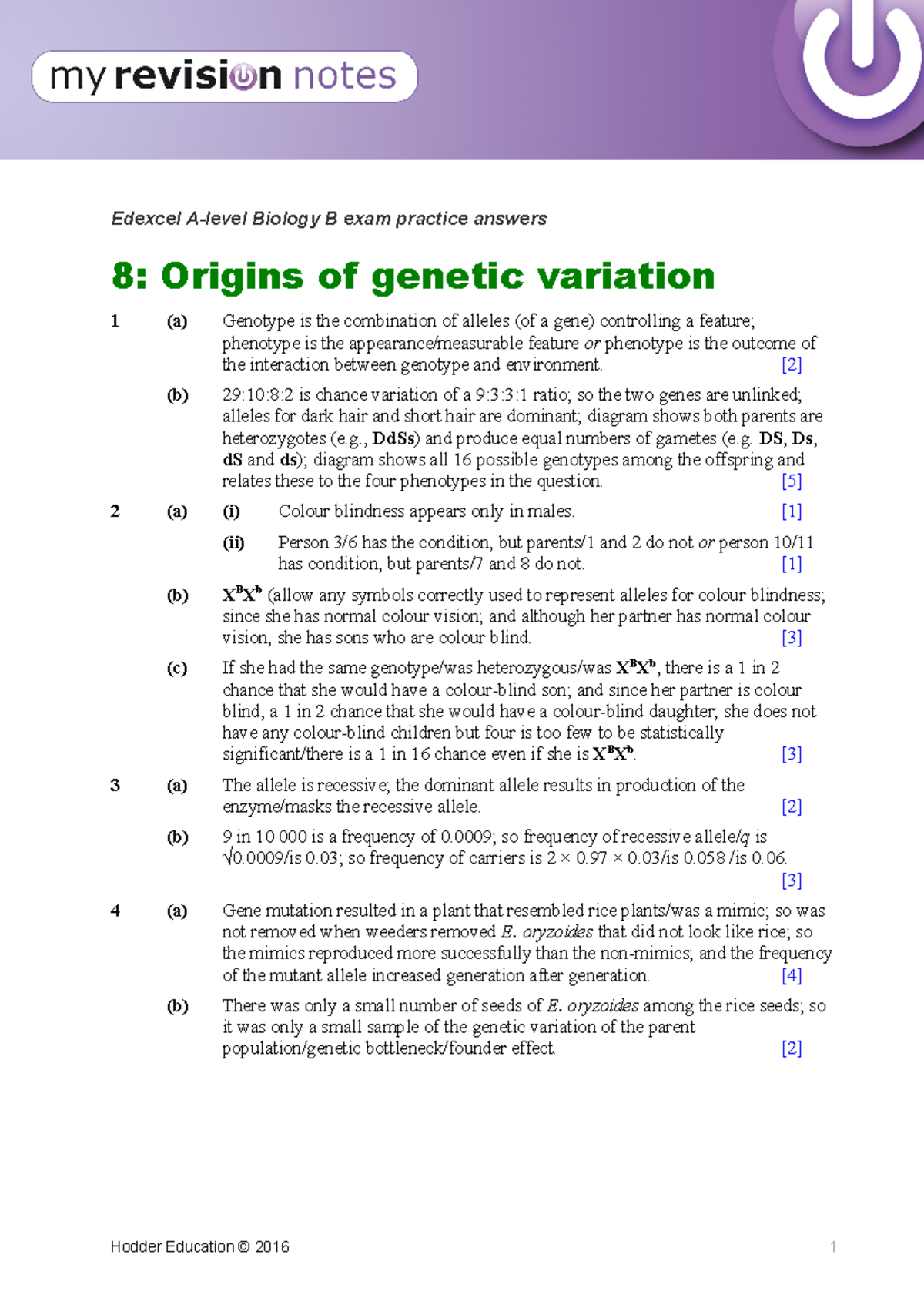 854859 EPAs Biology B A Level Ch8 - Edexcel A-level Biology B Exam ...