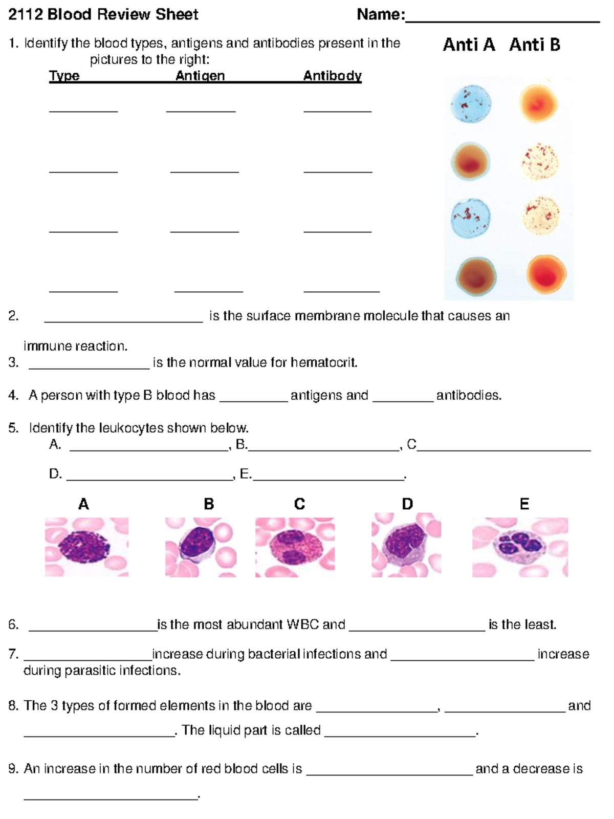 2112+Blood+Review N/A Identify the blood types, antigens and