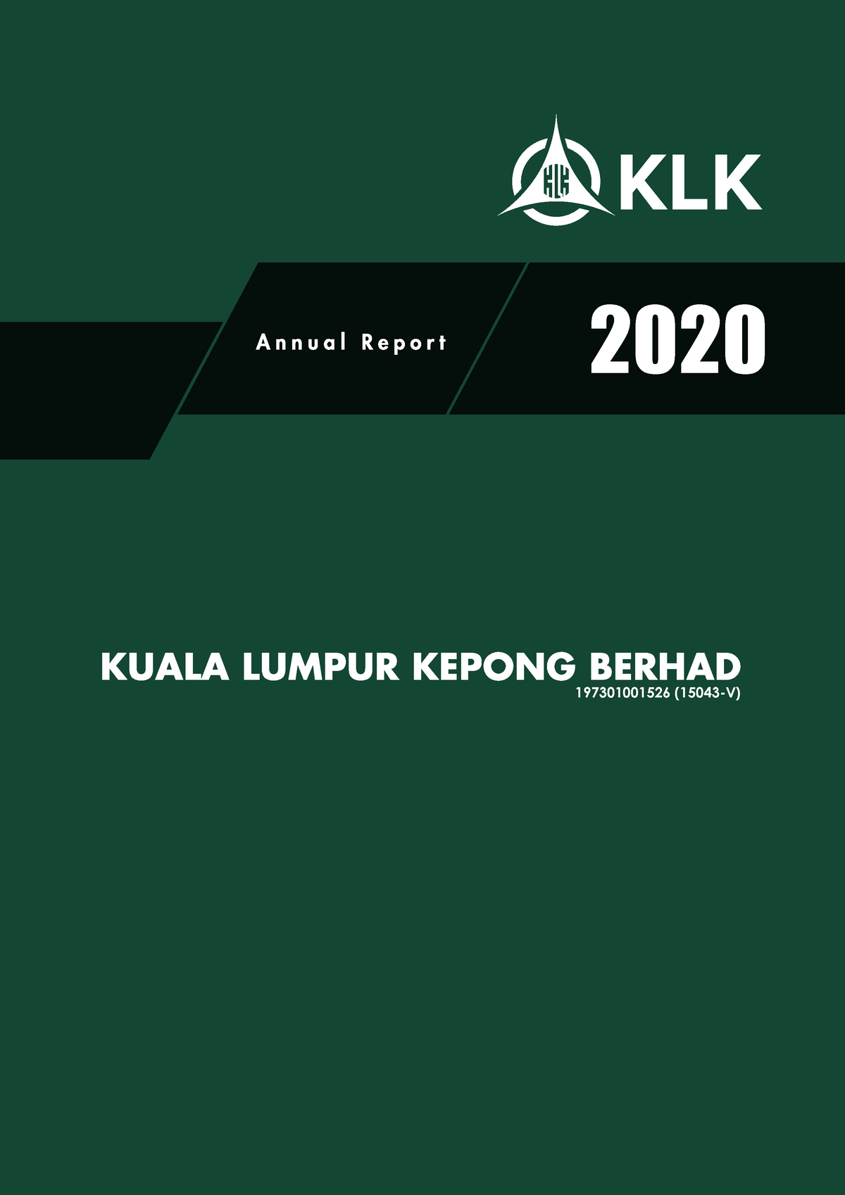 KLK 2020 Annual Report (PART 1) Financial Accounting UiTM Studocu