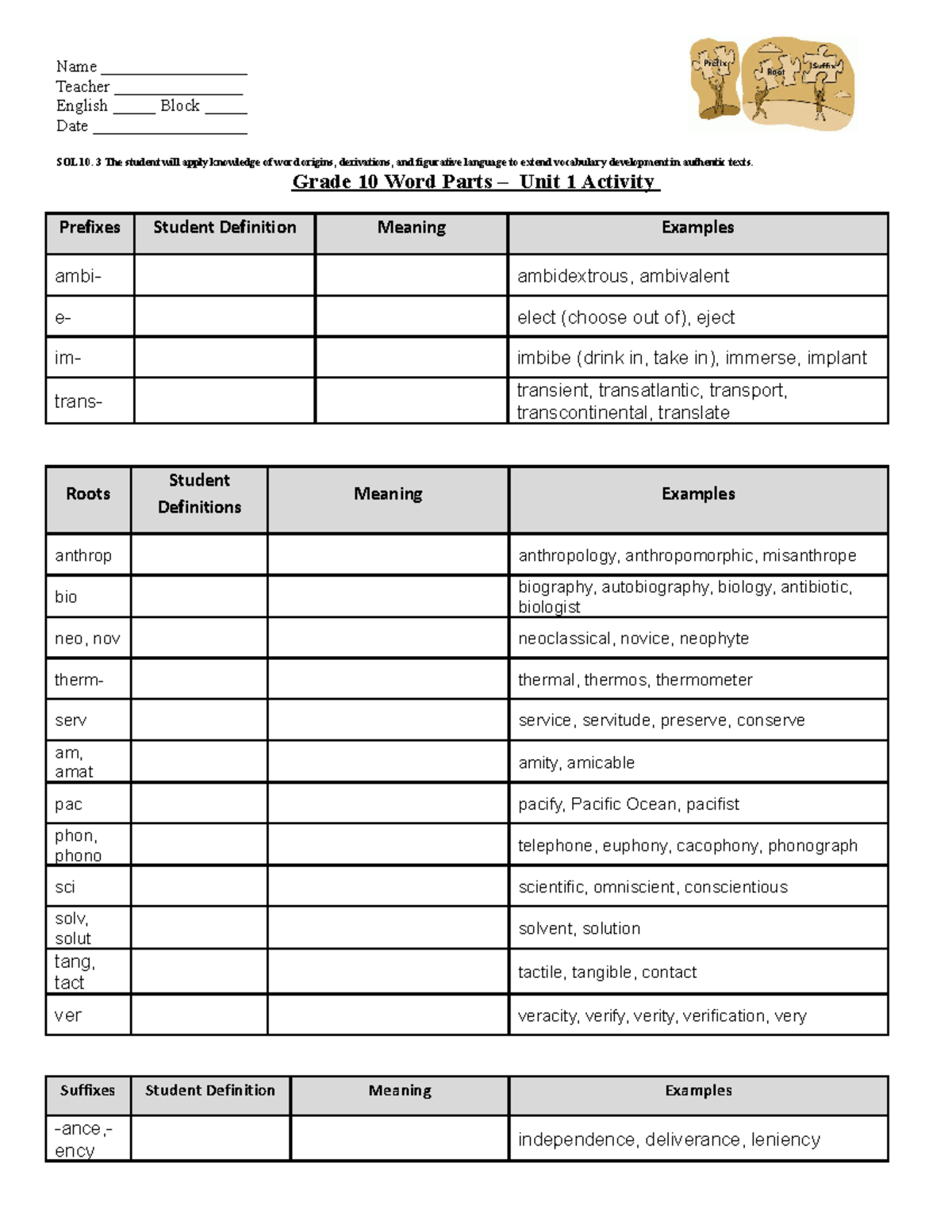 Eng+10+Unit+1+Activity+(2023)+ - Name _________________ Teacher ...