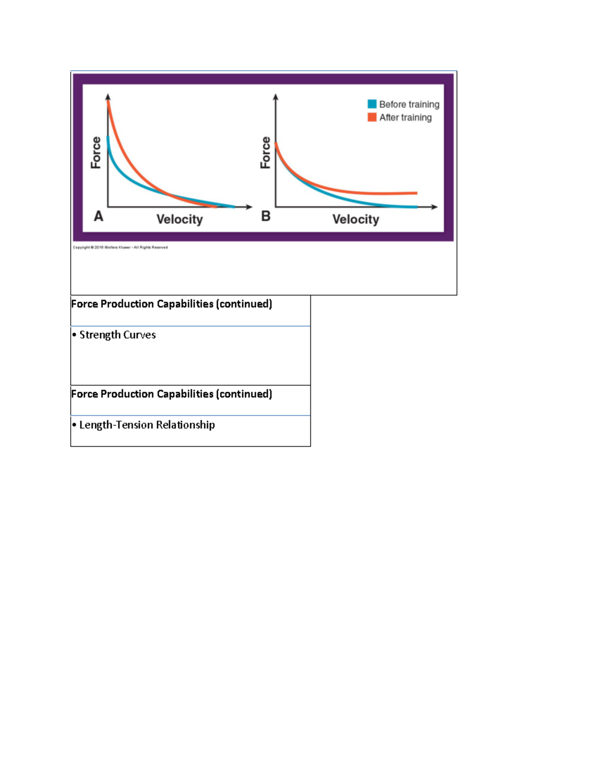 Skeletal 3 - detailed lecture notes - Force Production Capabilities ...