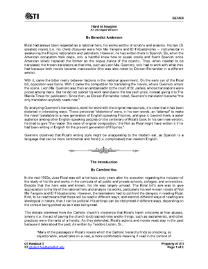 ILE Capstone Project Plan B Format Specific - THE UNIVERSITY OF ...