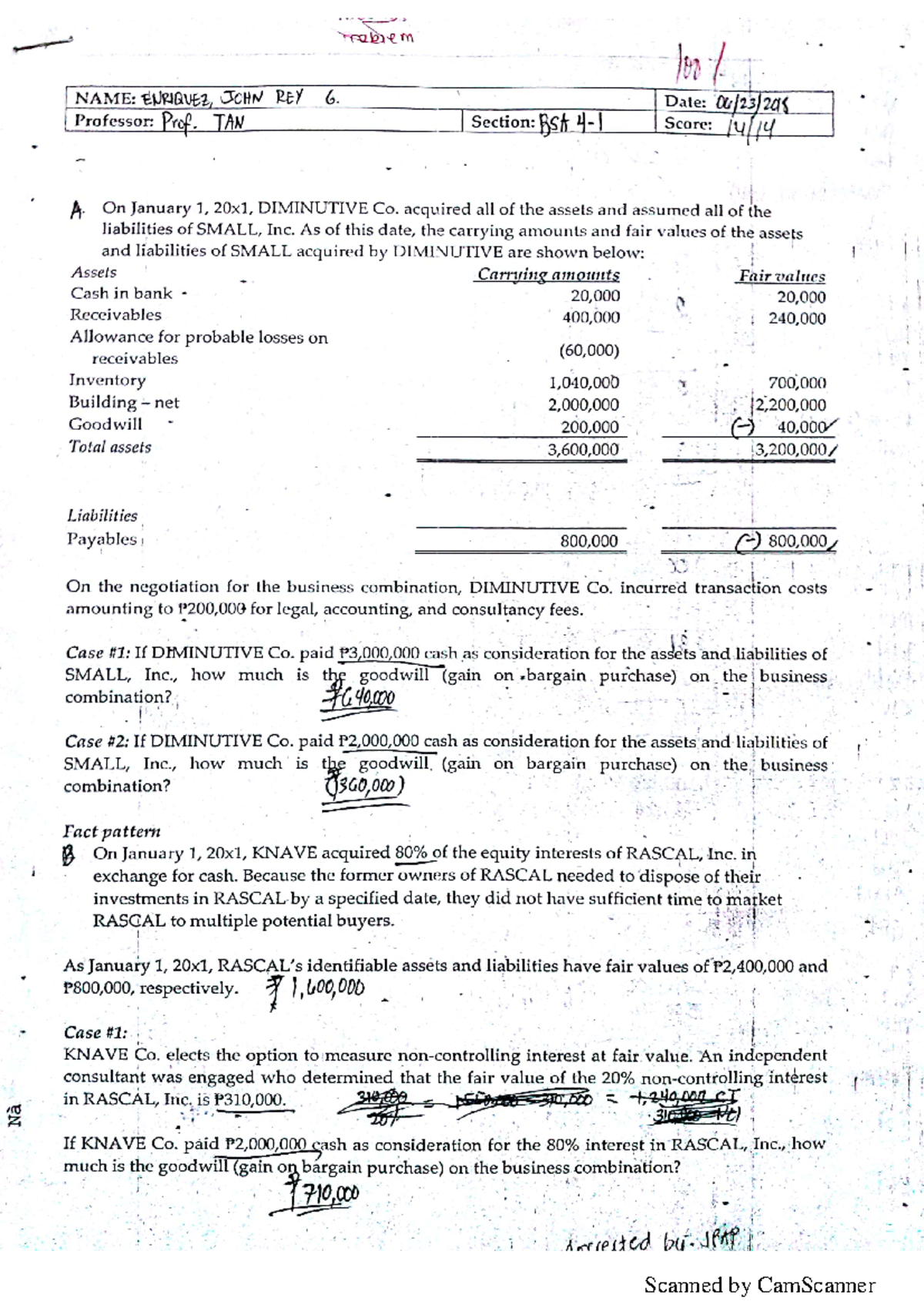 AFAR II Q4 - Lecture notes 13 - Bachelor of Science in Accountancy ...