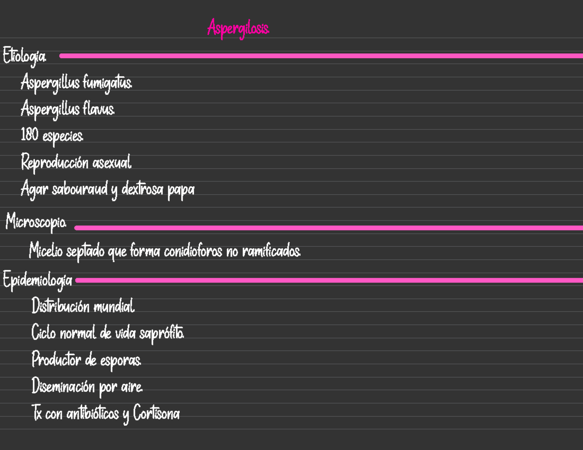 Aspergilosis Etiolog A Aspergillus Fumigatus Aspergillus Flavus Especies Reproducci N