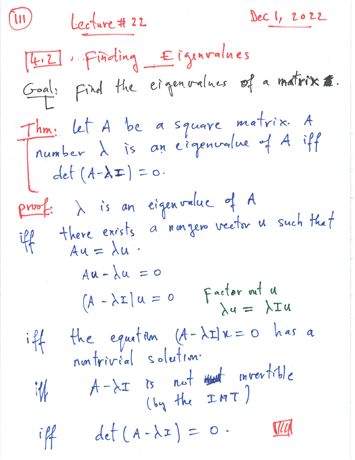 221-Lecture Notes #22 W2022-T1 - MATH 221 - Studocu