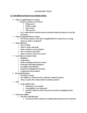 5061 Spring 2023 Syllabus - School of Behavior Analysis Course Syllabus ...