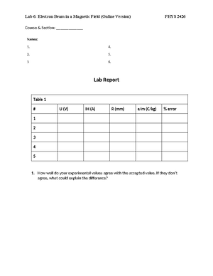 02-2426-Resistivity-LAB Report-Online(1)(1) - Lab 2: Resistivity ...