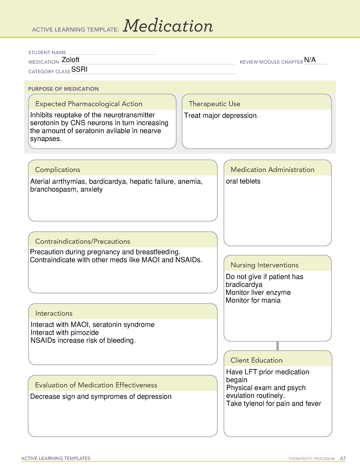 medtemp-sertraline-ati-medication-system-template-active-learning-templates-therapeutic