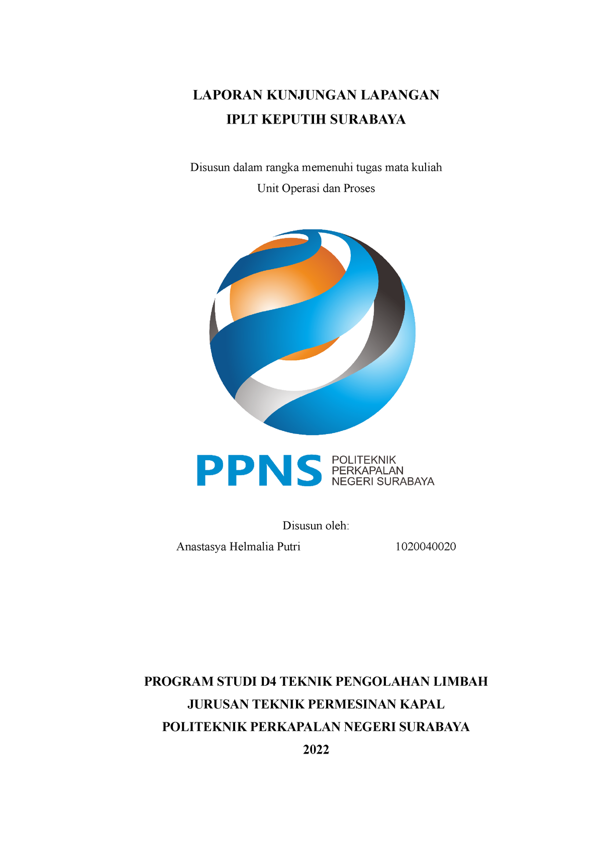 Laporan Kunjungan Lapangan - Dalam Penulisan Laporan Ini Tidak Sedikit ...