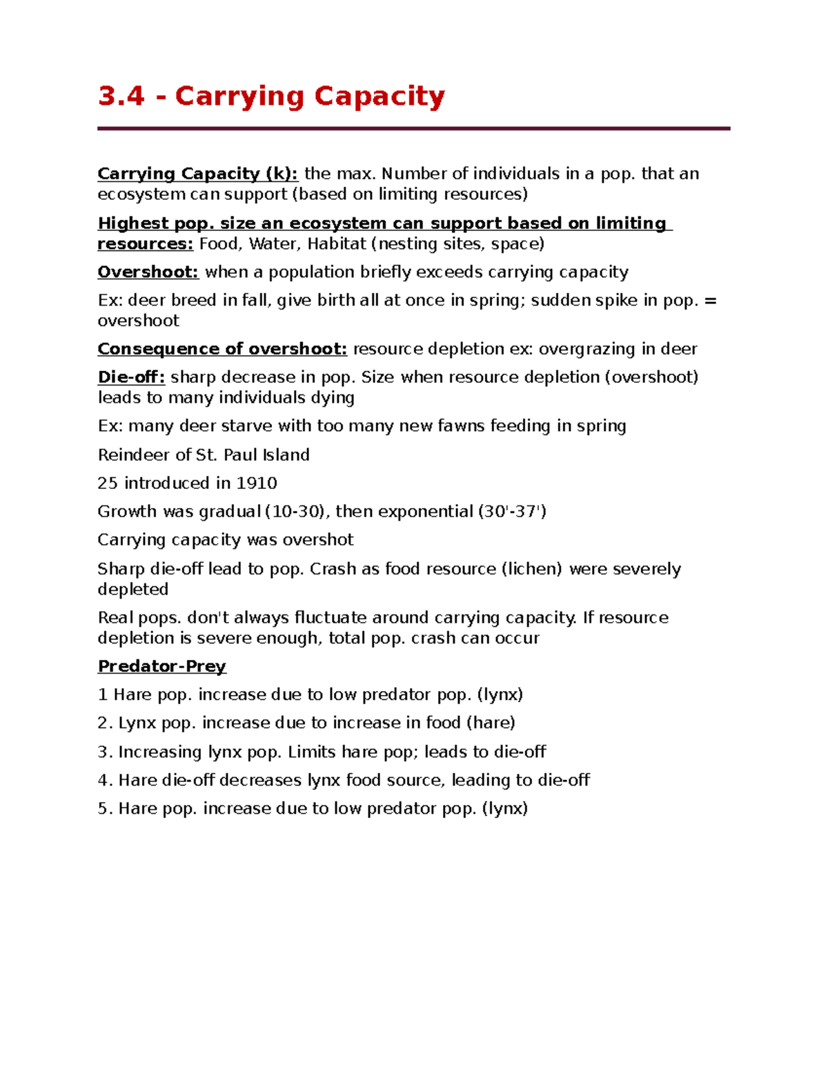 carrying capacity case study #3 answer key