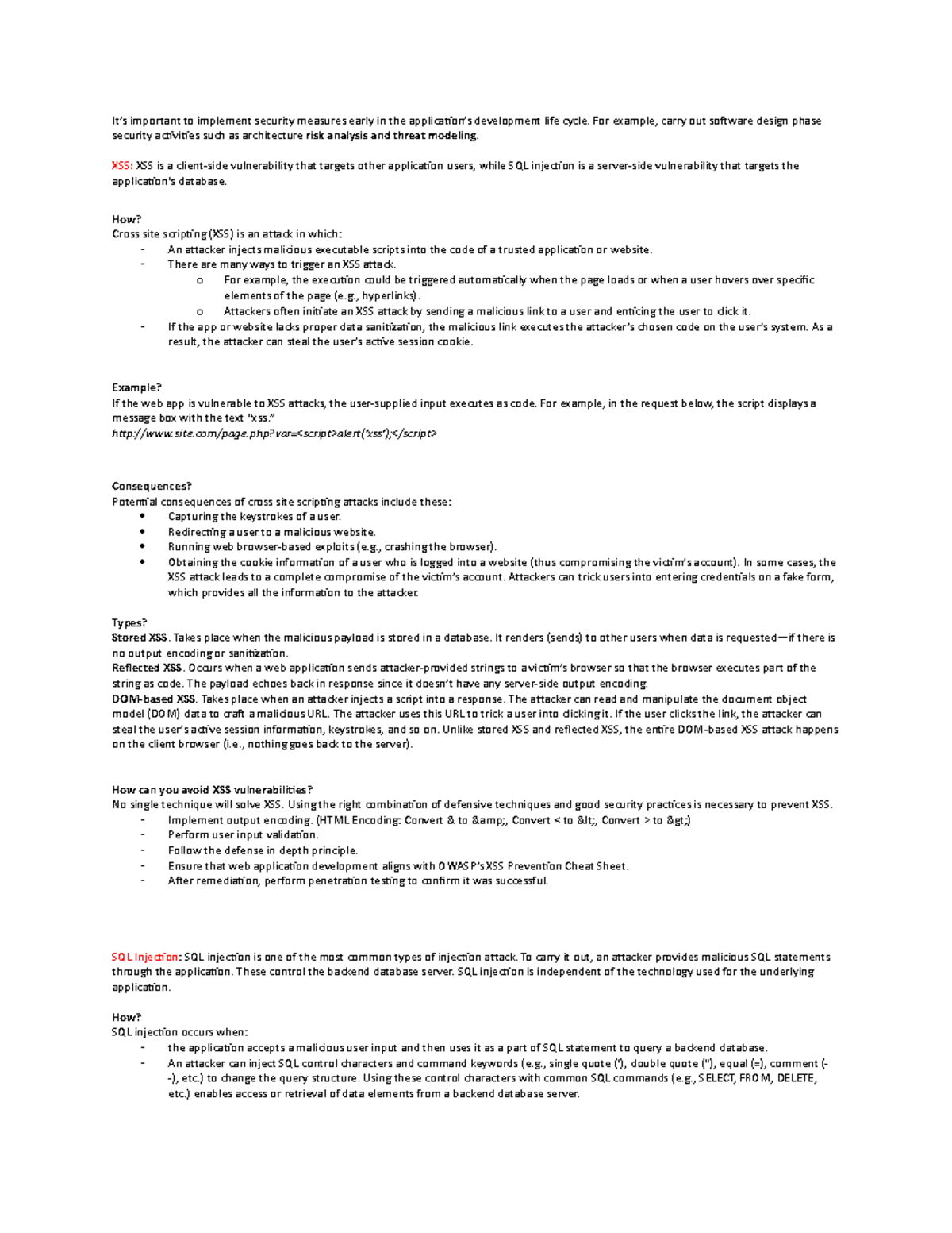 App Sec - This is for App Sec - It’s important to implement security ...
