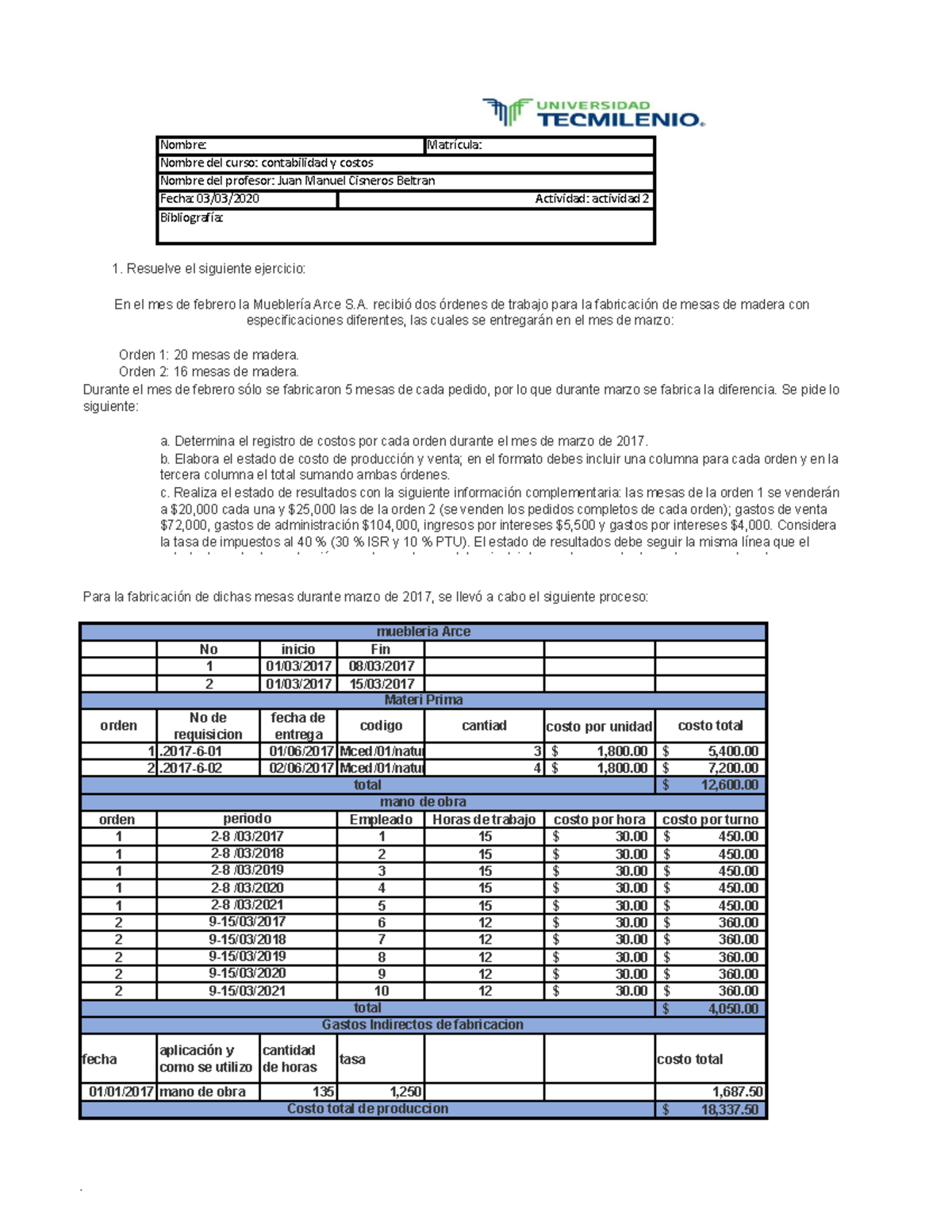 Actividad 2 contabilidad - Warning: TT: undefined function: 32 No ...