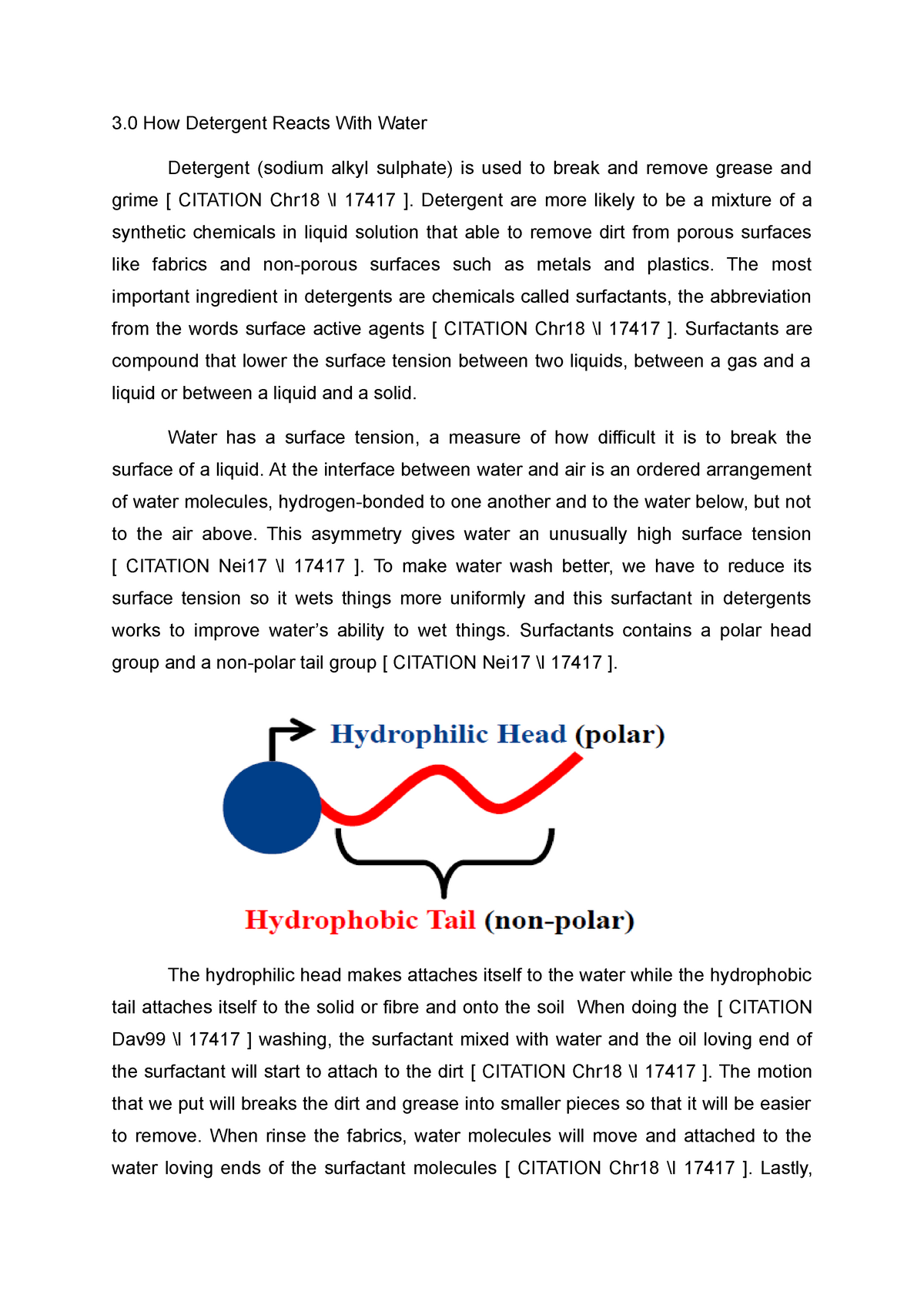 how detergent work with water - Inorganic Chemistry - CHM260 