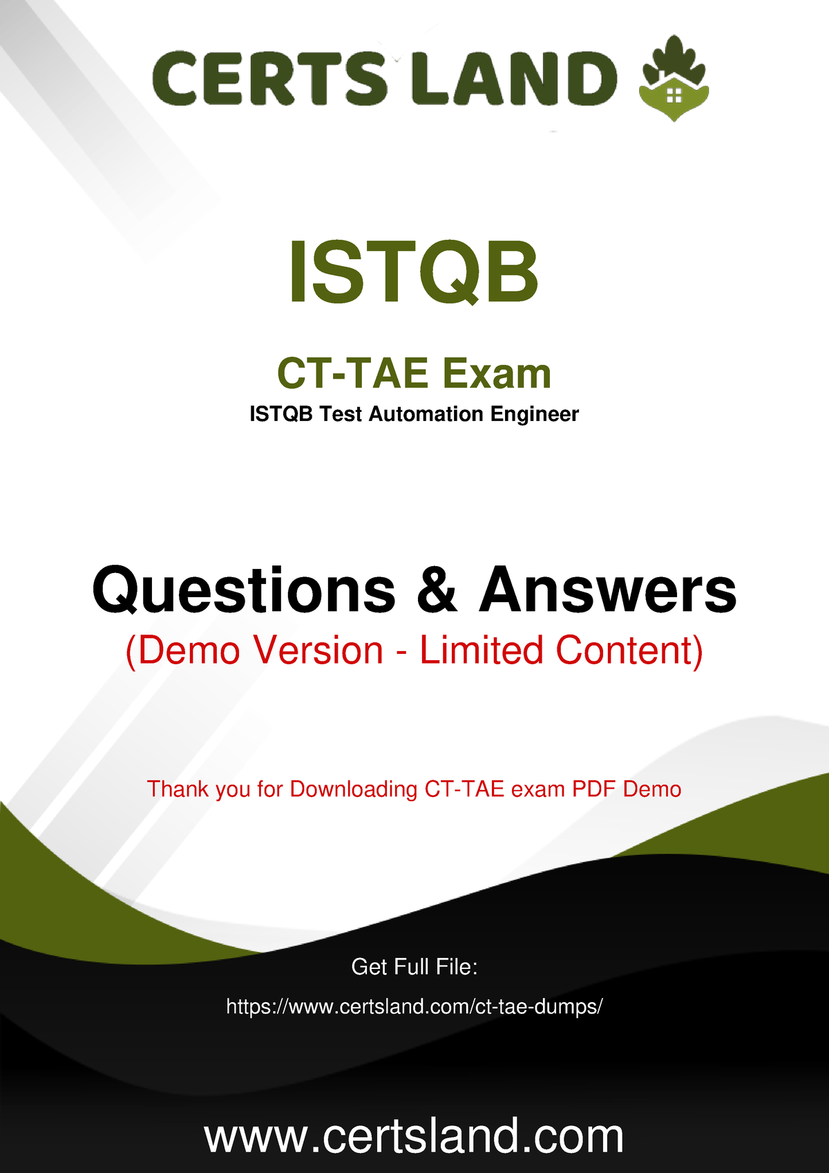 CT-TAE Prüfungsmaterialien