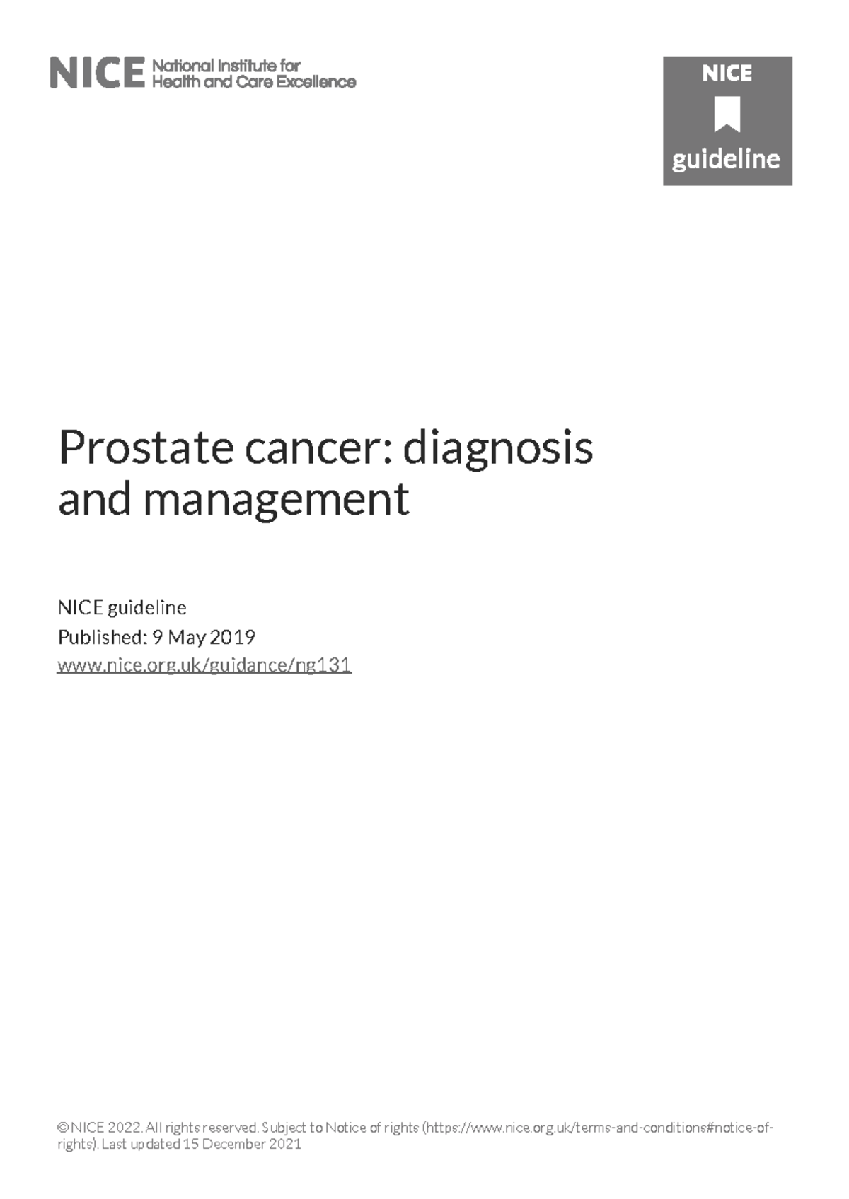 Prostate cancer diagnosis and management pdf 66141714312133 - Prostate ...