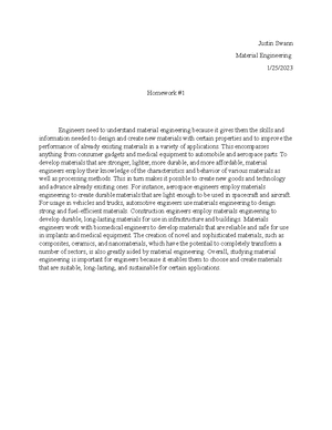 Assignment 1 FRC - Department of Materials Science and Engineering ...