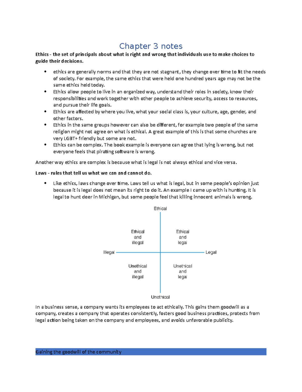 Chapter 3 Notes Mgmt Info Systems Chapter 3 Notes Ethics The Set Of Principals About What Is Chapter 3 Notes Mgmt Info Systems Chapter 3 Notes Ethics The Set Of Principals About What Is