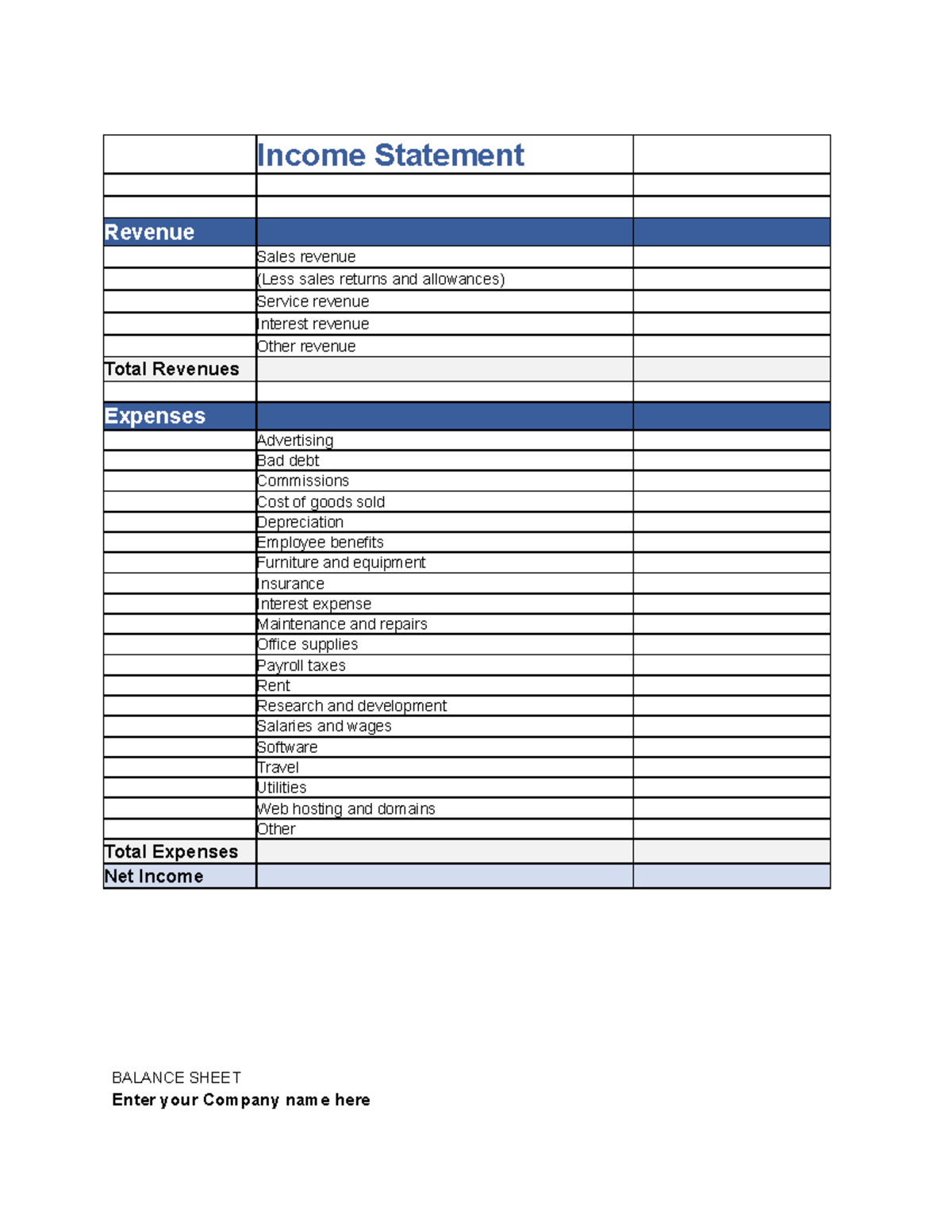 Income Statement - U of W - Studocu