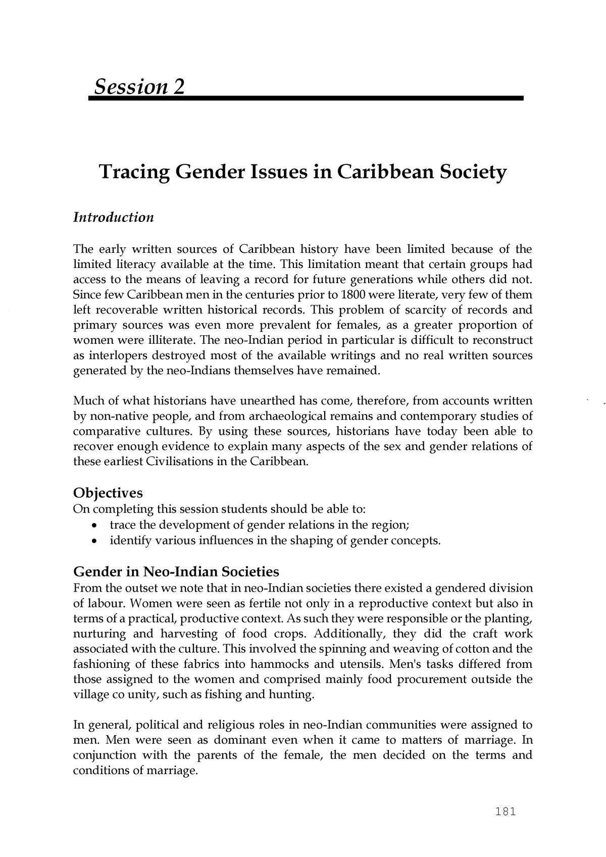 gender inequality in the caribbean essay