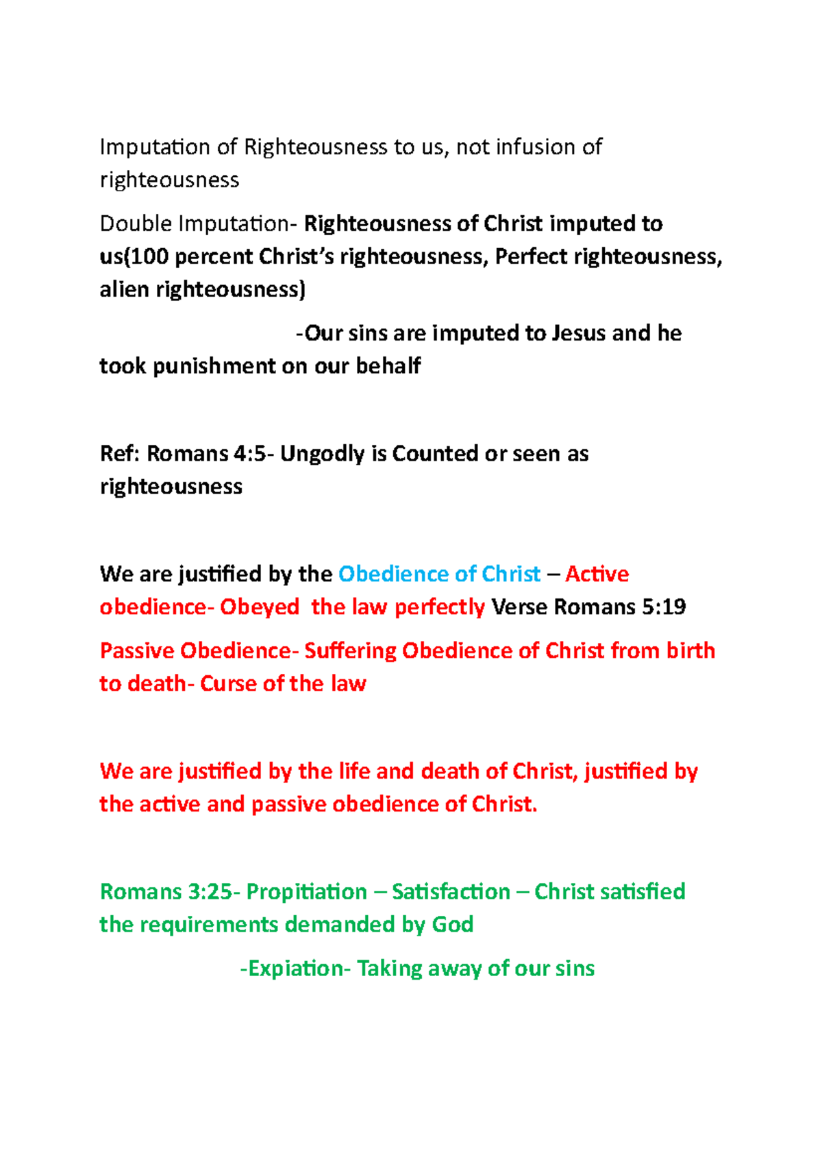 Bible Imputation Examples | Doctrine De L’Imputation – WEIKJV