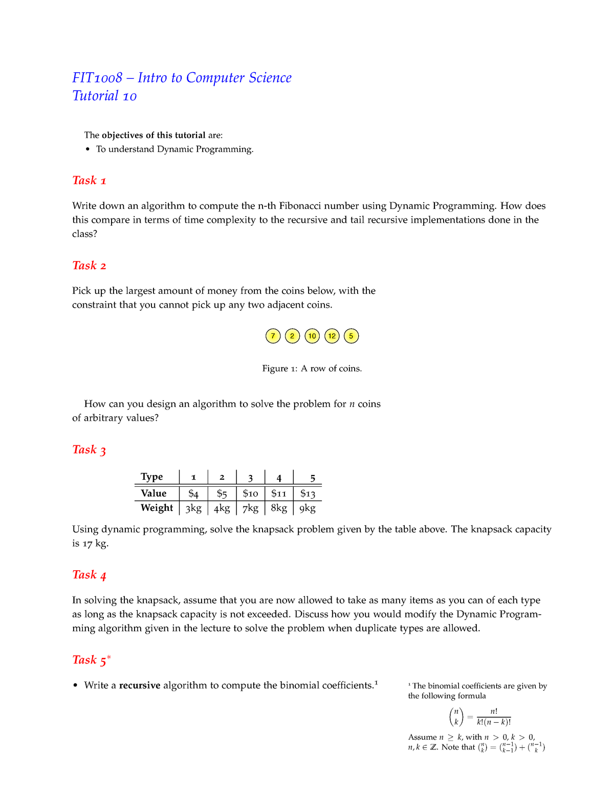 tutorial-10-fit1008-fit1008-intro-to-computer-science-tutorial-10