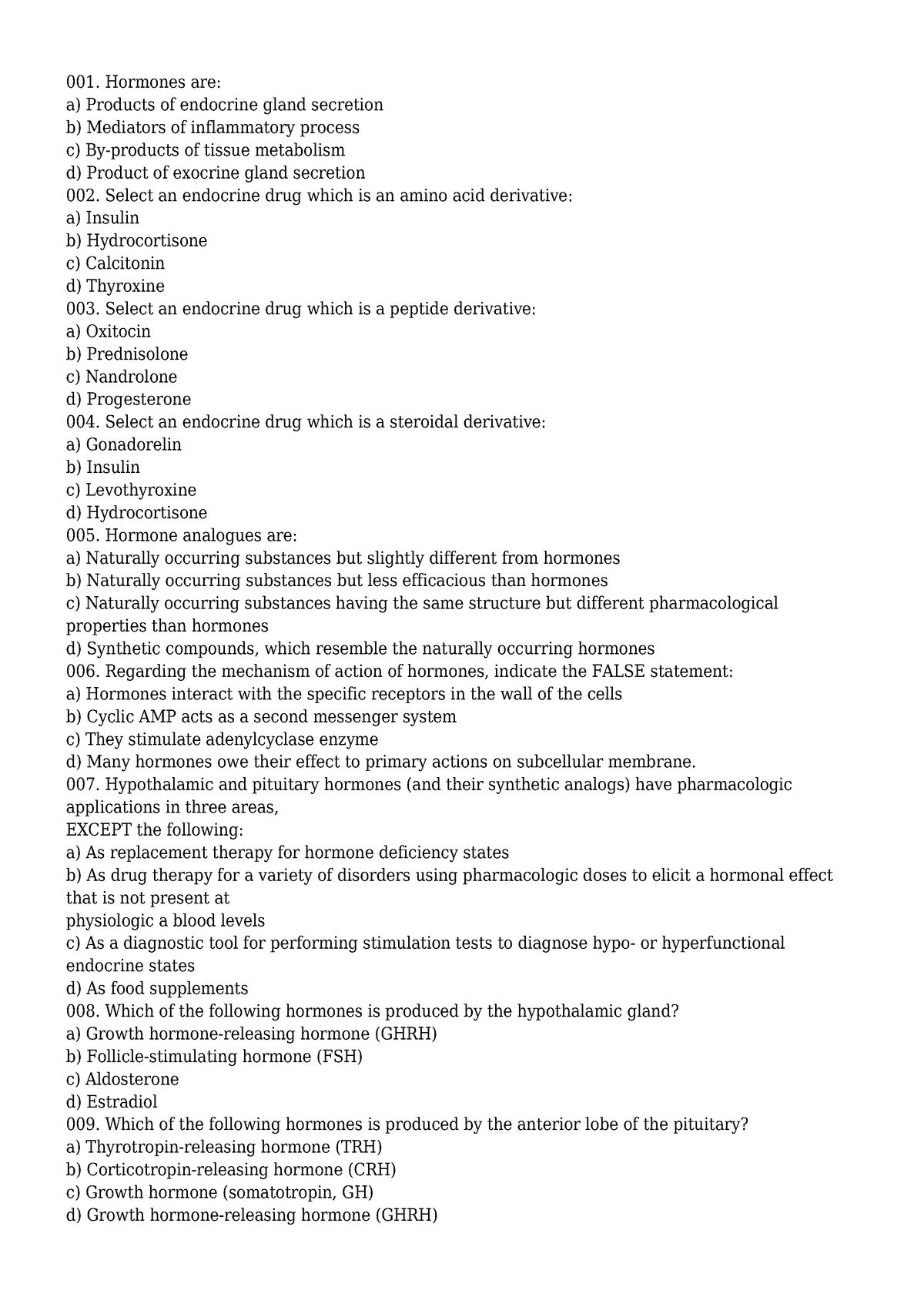 Hypothalamic pituitary hormones thyroid antithyroid drugs - Hormones ...