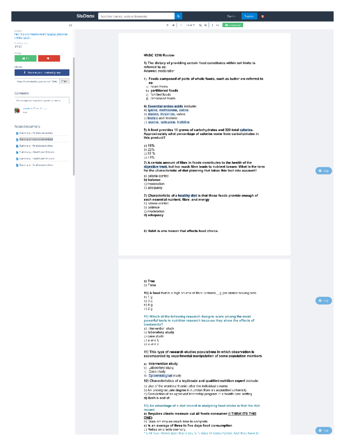 Final exam review 18-07-19, questions - OCU Search for courses ...