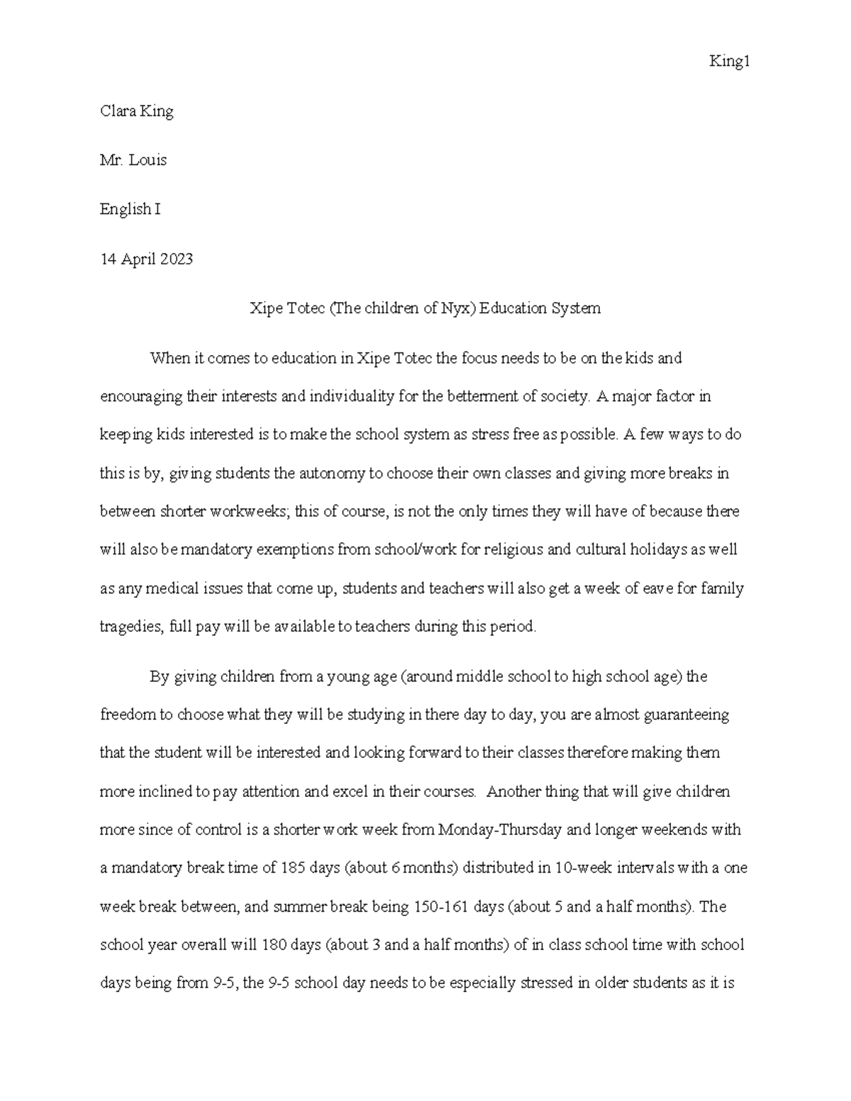 essay 500 words english