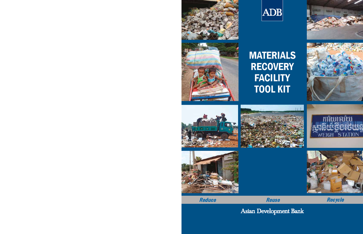 Materials recovery facility tool kit - MATERIALS RECOVERY FACILITY TOOL ...