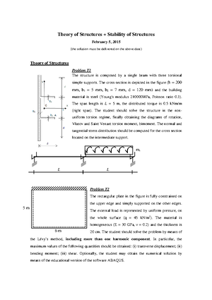 Stability Class notes - SOME CLASS NOTES ON THE COURSE OF “STABILITY OF ...