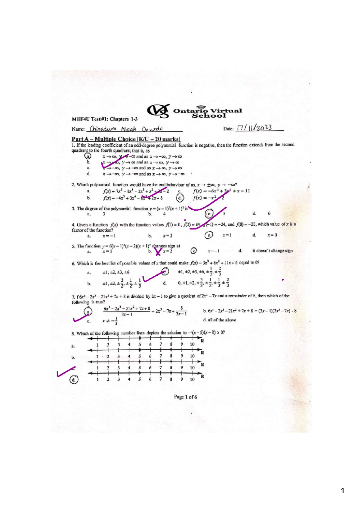 (Noah) Onwodi MHF4U T1 - Yes - Mathematics for economics and social ...