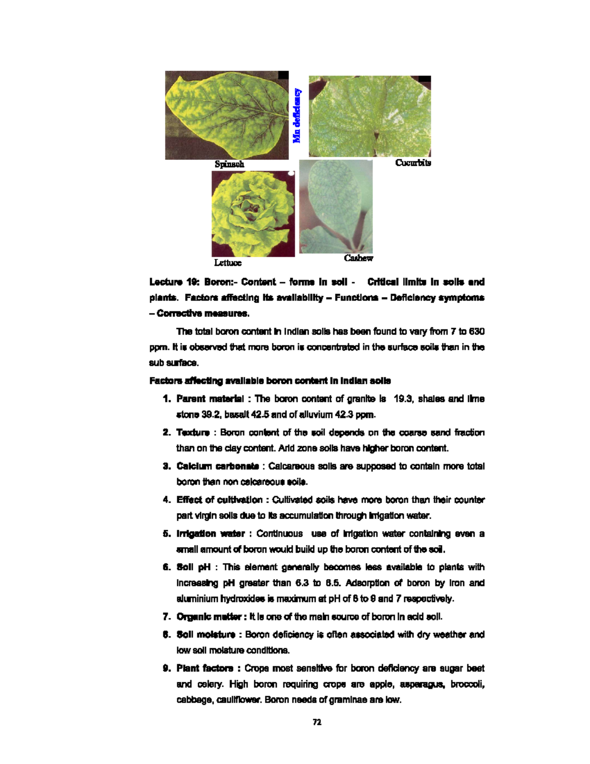 Soil science notes 19 - Studocu