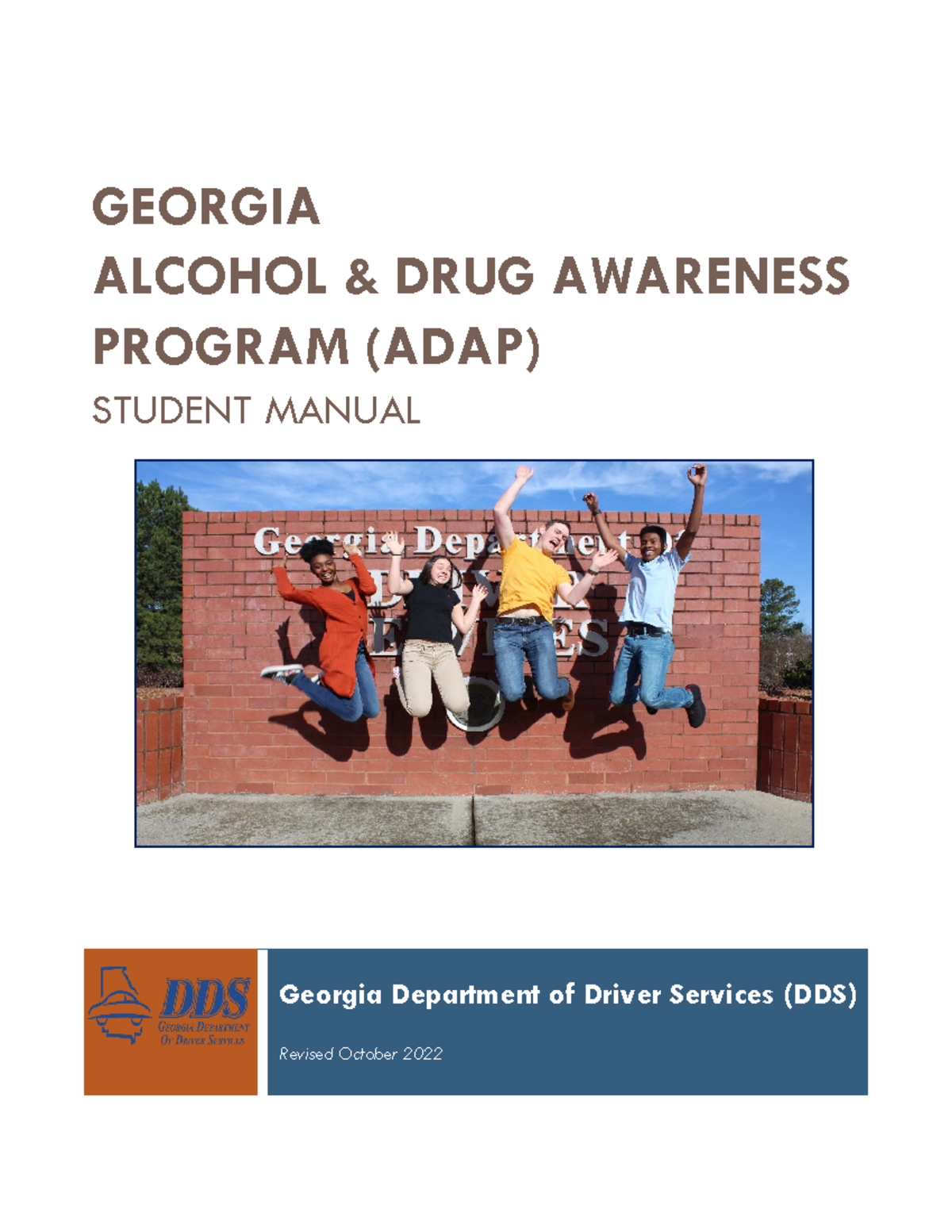 ADAP Manual 2022 ( Final) ALCOHOL & DRUG AWARENESS PROGRAM