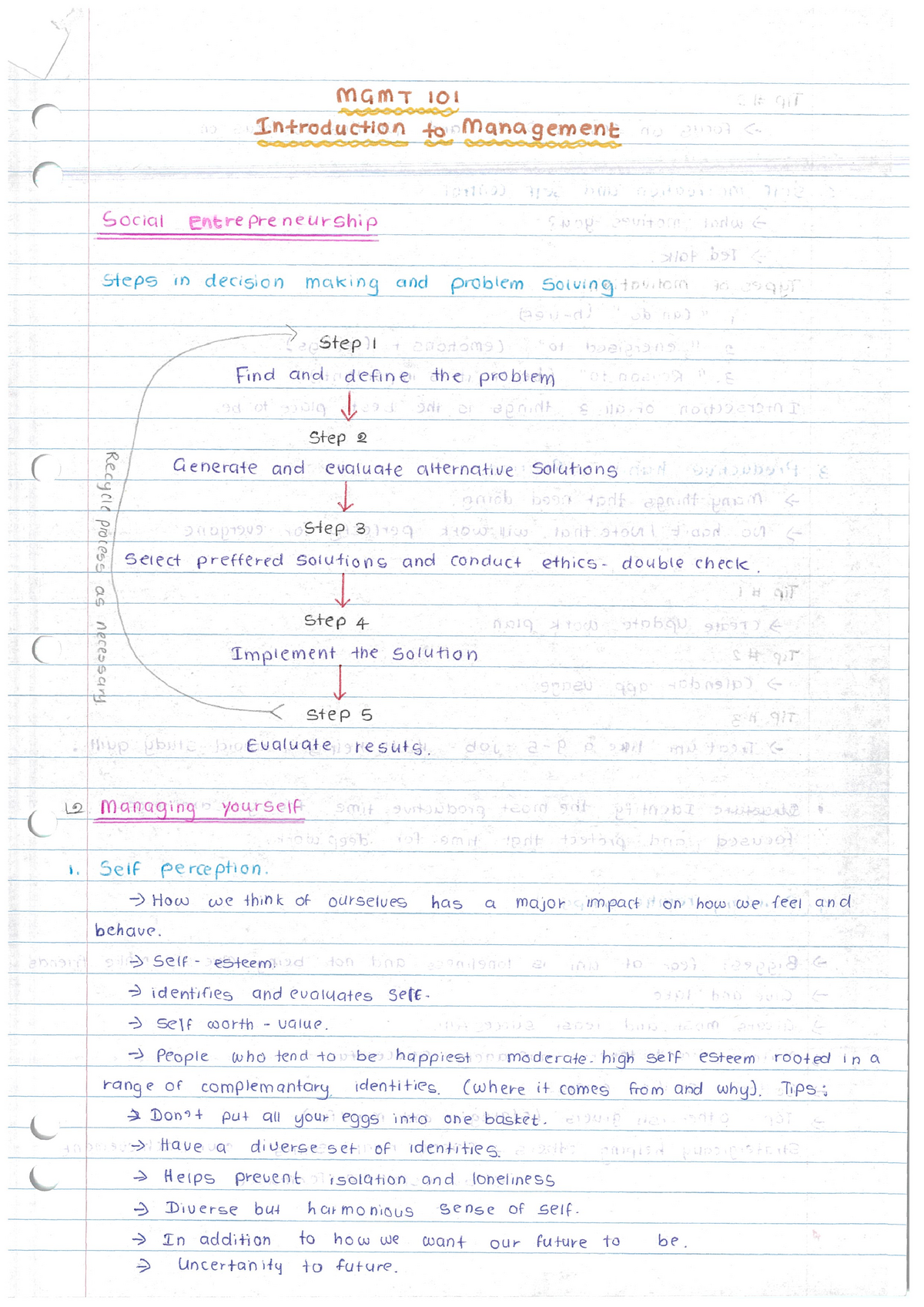 MGMT Notes Part 1 - Introduction To Management - Studocu