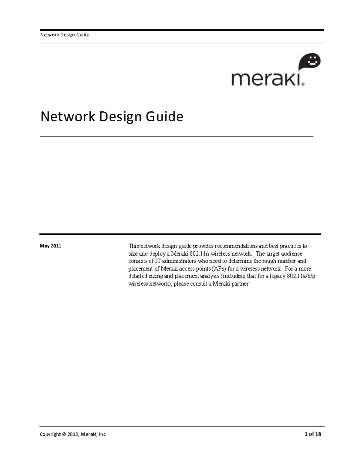 Meraki Setup Checklist | Meraki Go Onboarding – HQMP
