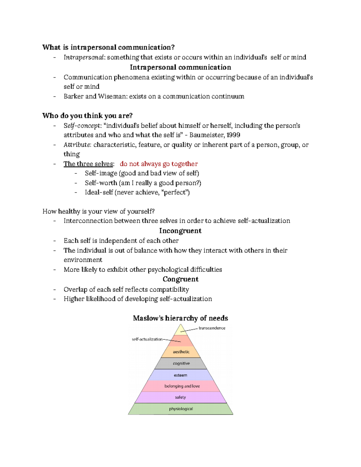 Intrapersonal Communication - What is intrapersonal communication ...