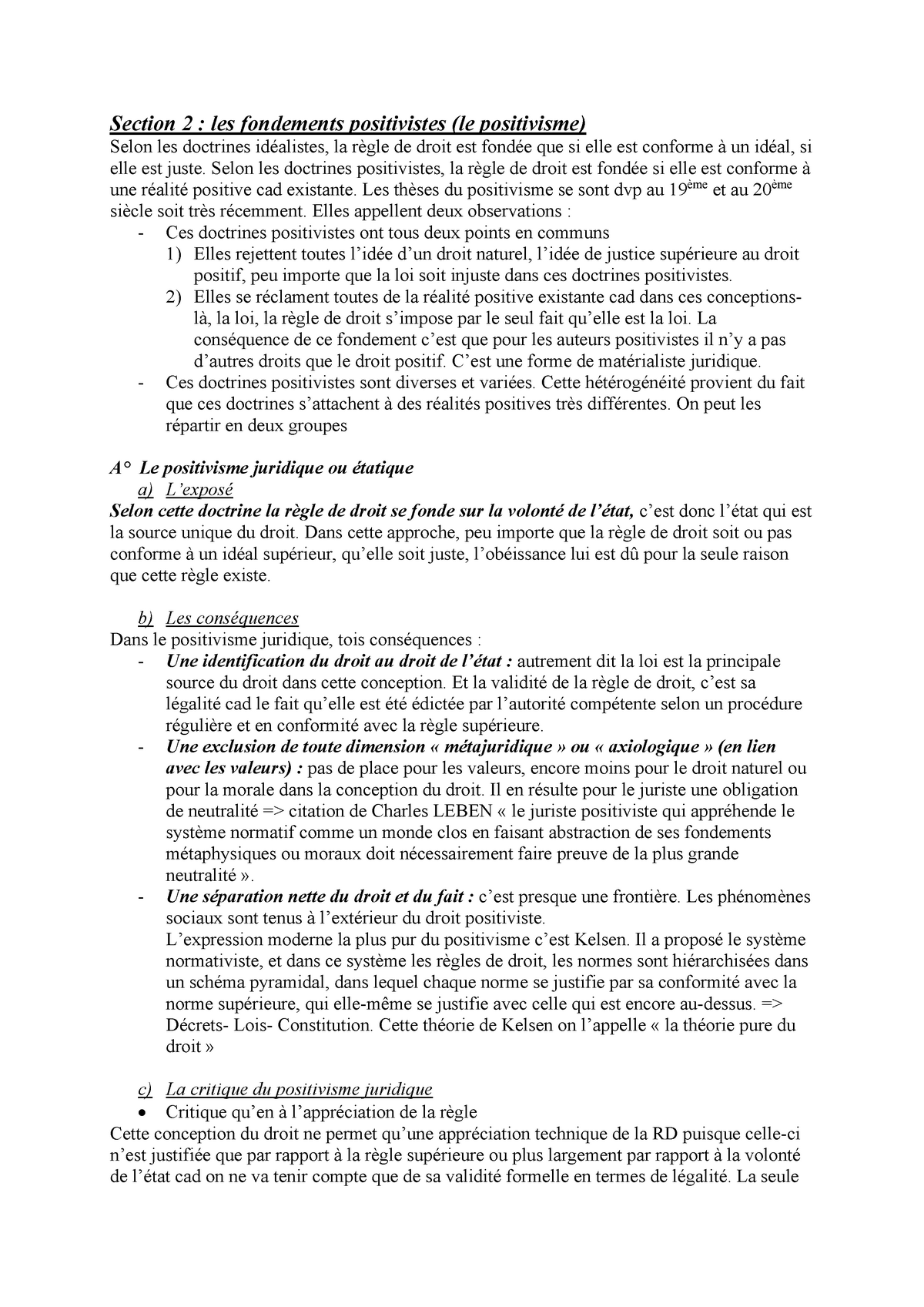 Intro Au Droit Chapitre 4 Section 2 Studocu