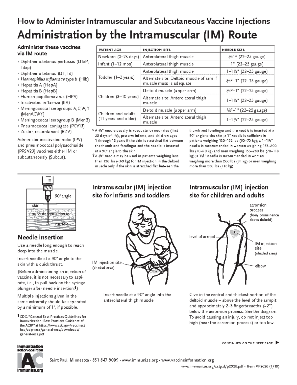W2 IM and SC - IM and SC injections and how to give - How to Administer ...