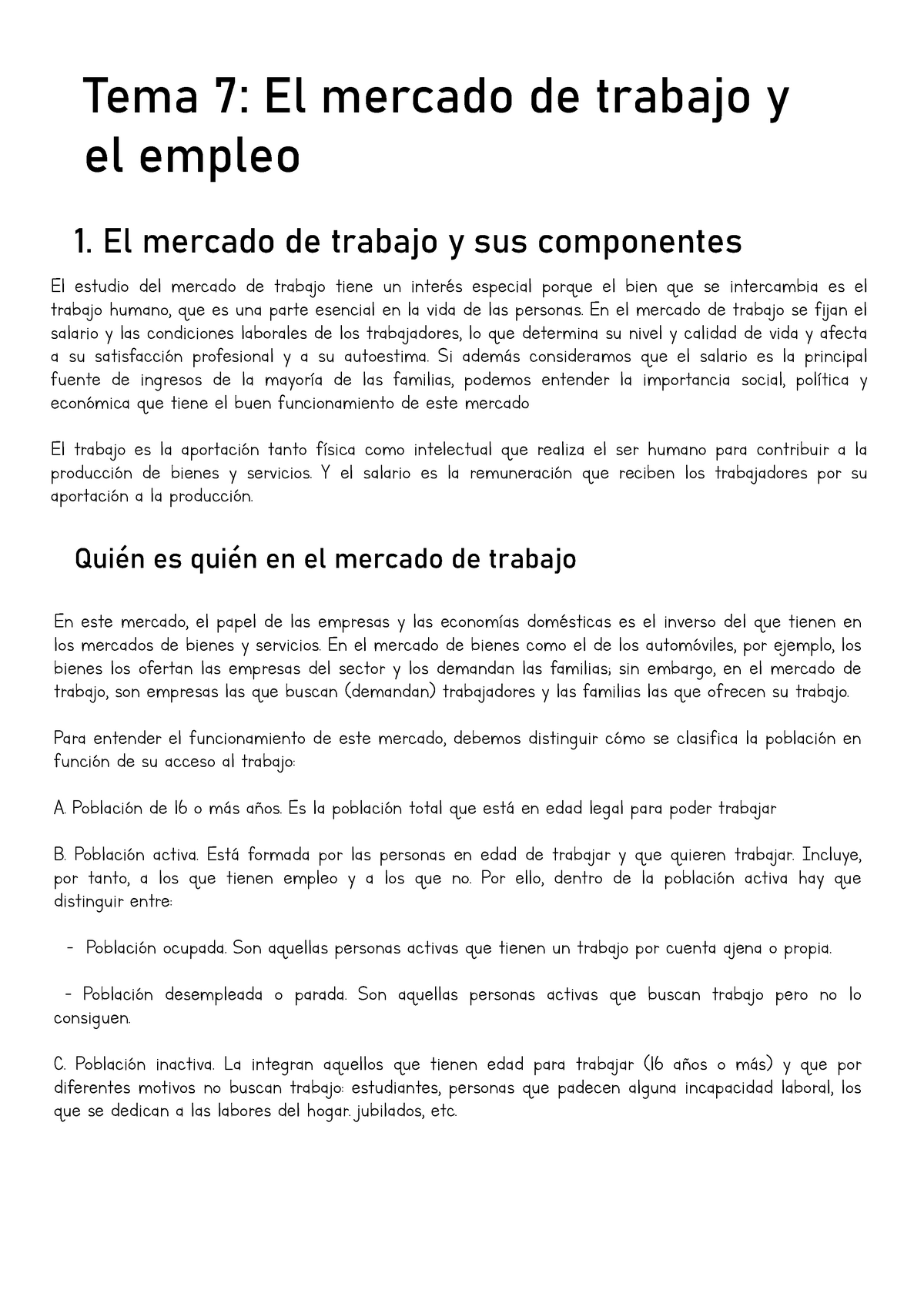 Temas Apuntes De Economei Revisados Aji - Tema 7: El Mercado De Trabajo ...