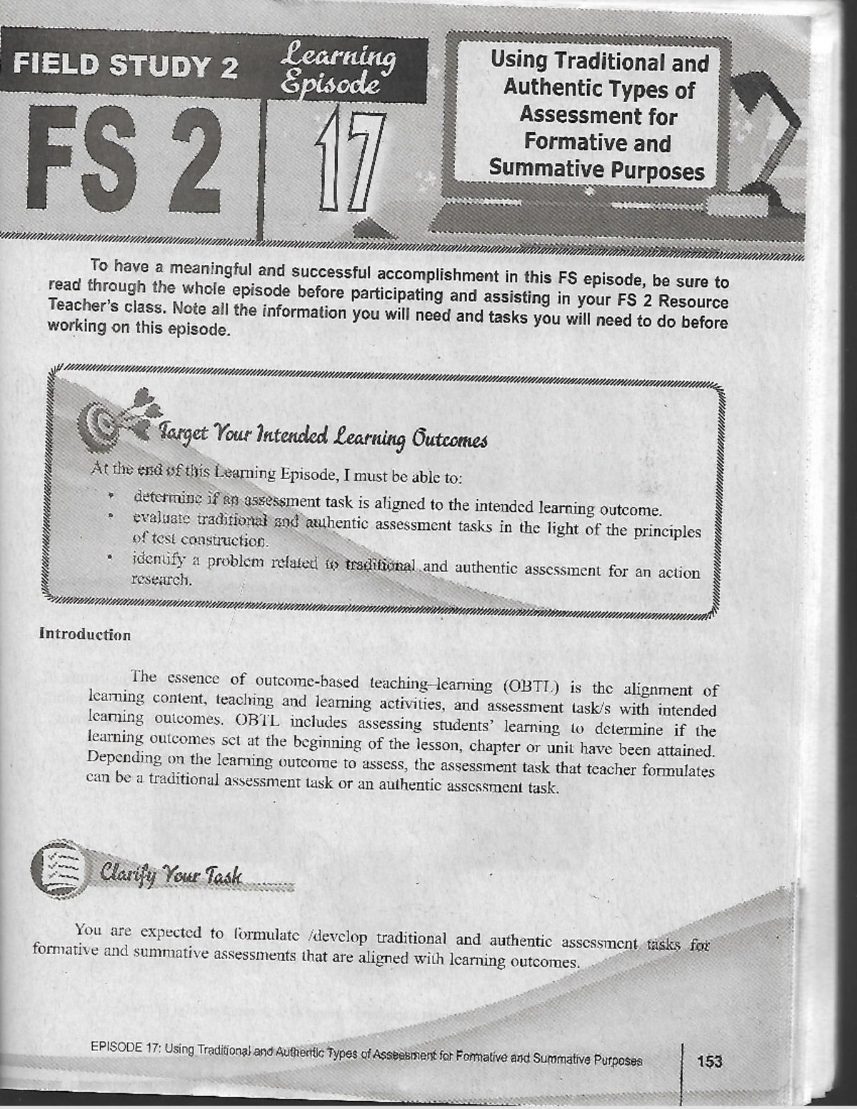 FS EPS 15 17 - Elementay Education - Studocu
