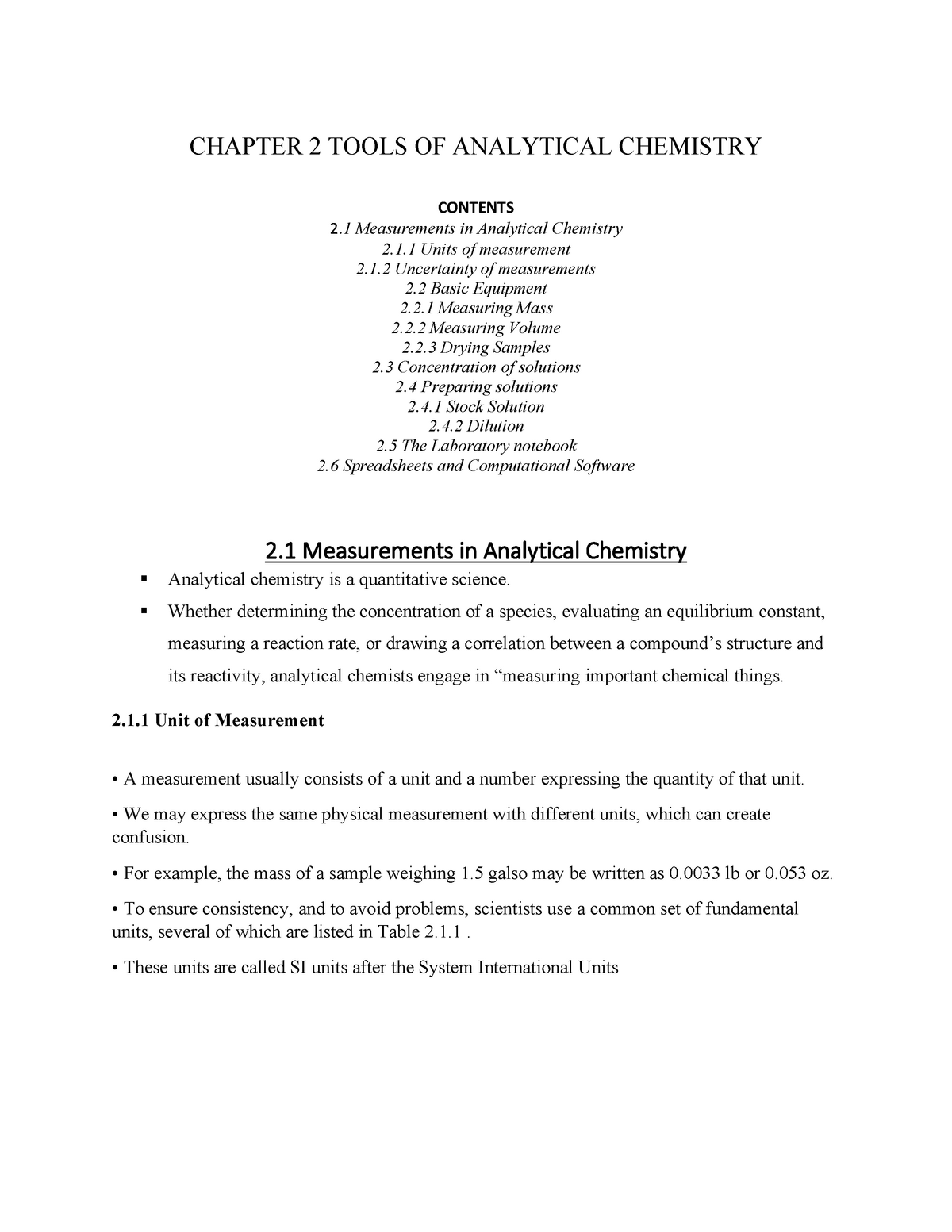 dissertation of analytical chemistry