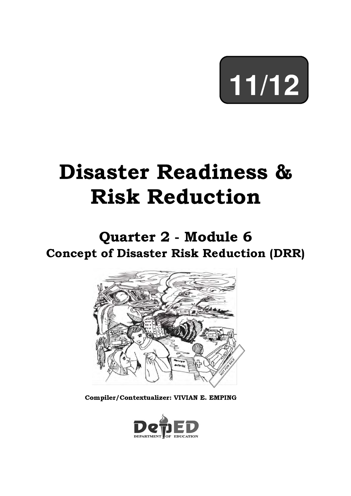 6 Q2 Drrr Module 6 Quarter 2 Disaster Readiness And Risk Reduction Disaster Readiness And Risk 3292