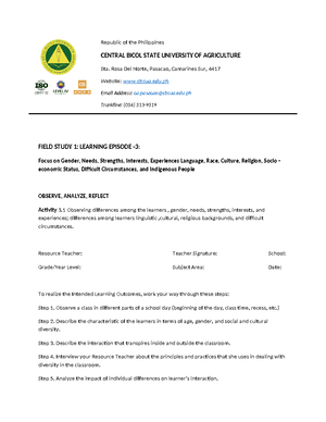 FS2 learning episode 12 17 - Learning Episode 12 Revisit the Info ...