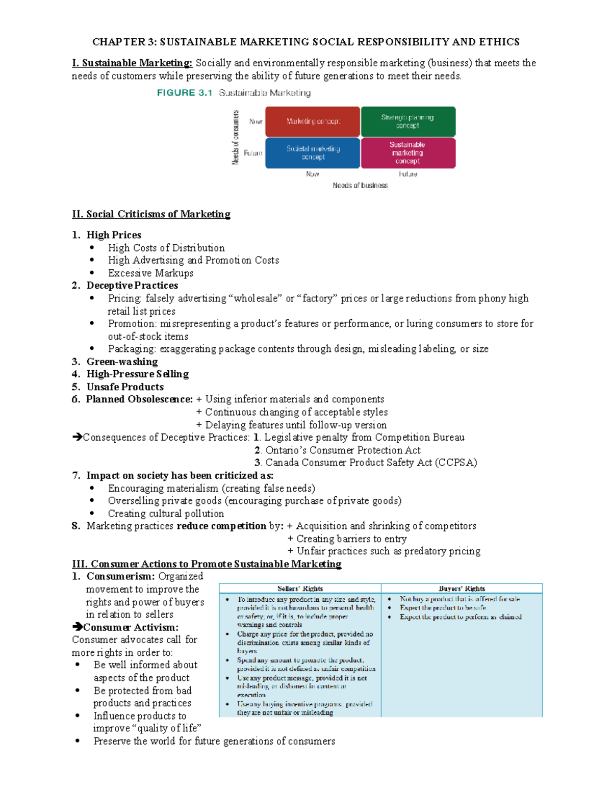 Chapter 3 - Summary Marketing : An Introduction - CHAPTER 3 ...