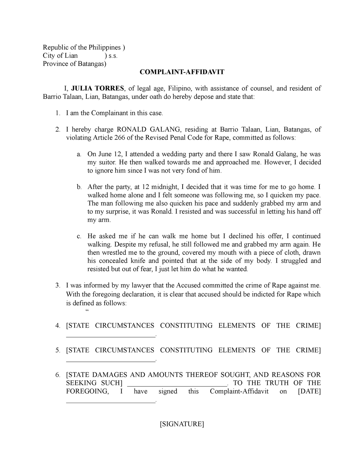 neu-complaint-affidavit-2-republic-of-the-philippines-city-of-lian