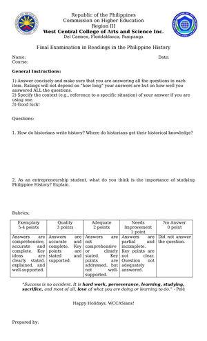 Analysis Paper - Rph - On September 18, 1986, Corazon Aquino, The ...