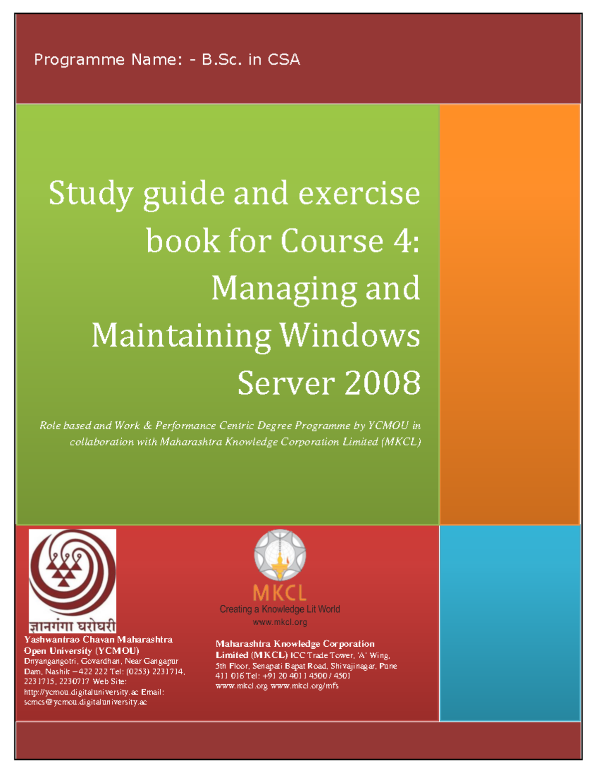 Managing and Maintaining Windows Server 2008 - computer science - Studocu