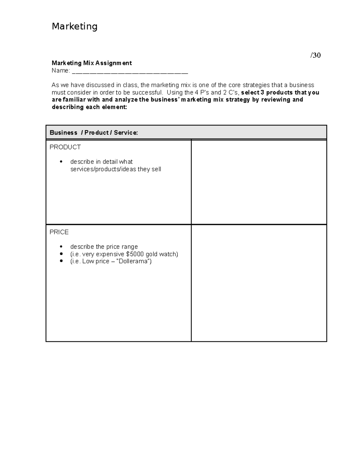 marketing-mix-assignment-based-on-the-4-p-s-marketing-mix